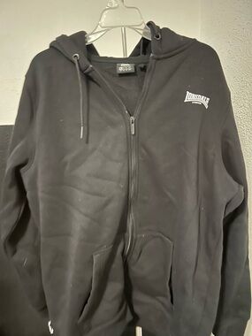 Lonsdale London Men's Black Zip-Up Hoodie